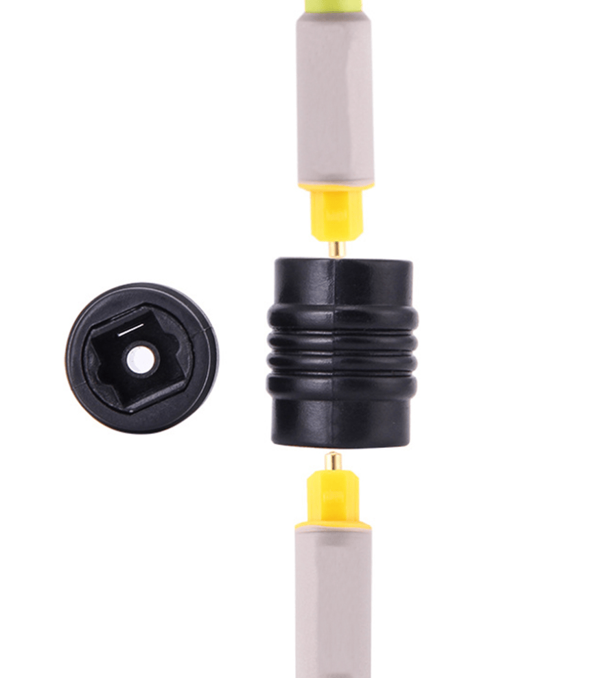 Unbranded Optical Fibre Toslink Cable Female Adaptor Joiner Connector Audio Plug