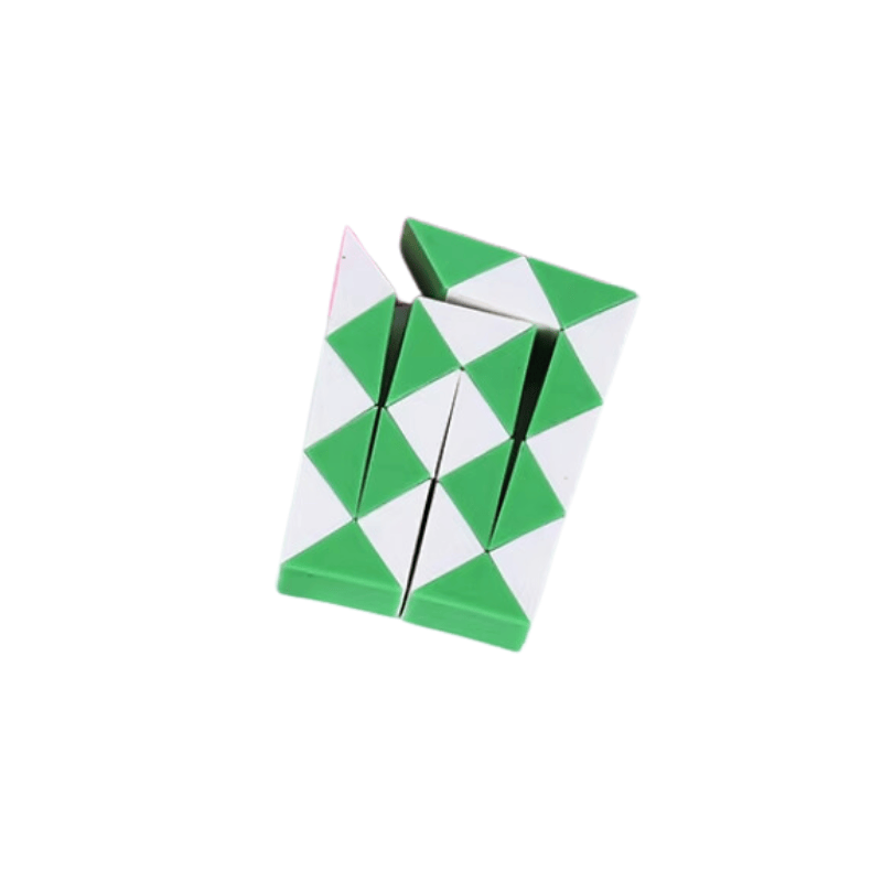 Unbranded Puzzle Green Snake Puzzle Magic Cube Brain Teaser Mind Novelty Toy Hobby Kids Gift Sensory