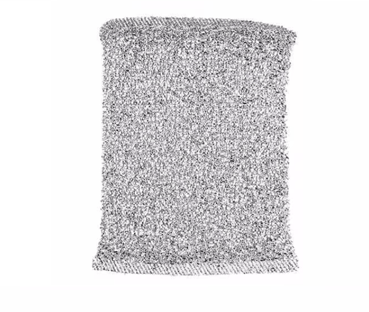 Unbranded Silver Clean Sponge Washing Brush Kitchen Home Dish Pan Pot Cleaning Scourers