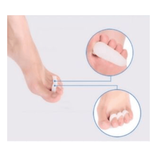 Unbranded Soft Claw Hammer Foot Toe Gel Pads Separators Crest Straightener Stretcher