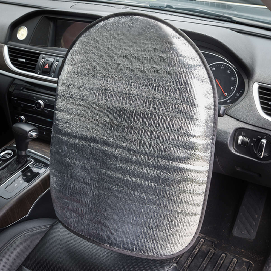 Unbranded Steering wheel cover Car Steering Wheel Cover Sunshade Heat Sun Shade Cover Reflective Cover
