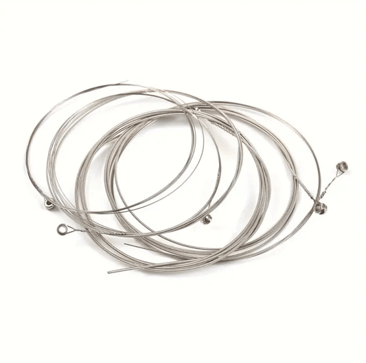 Unbranded Universal Electric Guitar String Set 6 Strings 010 Silver Beginner
