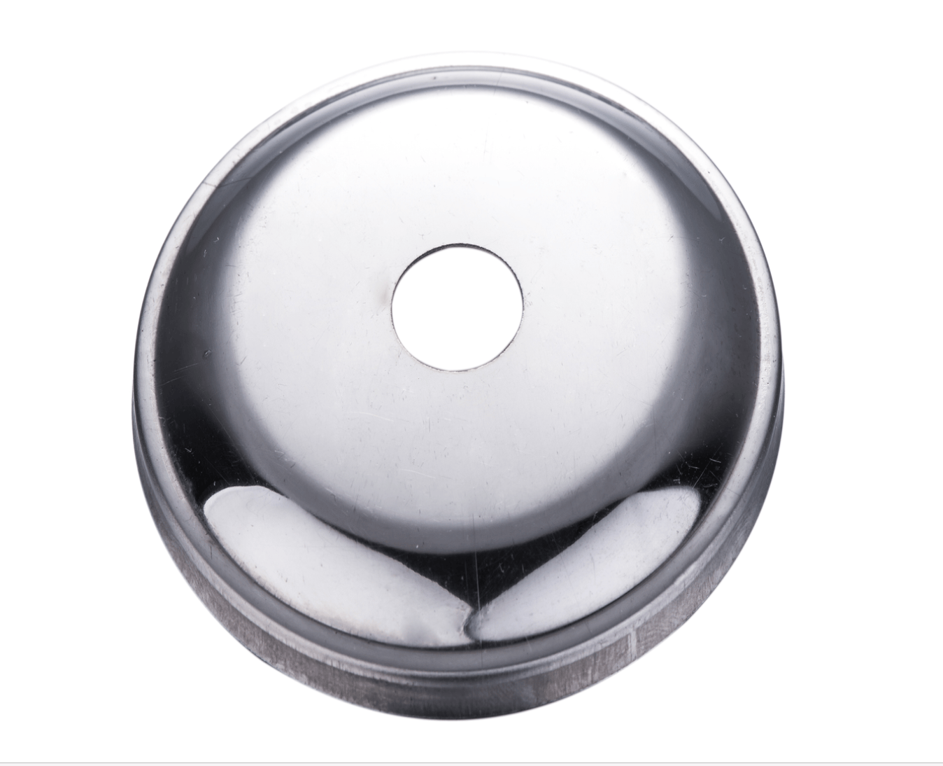 Unbranded Wall Split Flange Cover Plate Shower Bath Sink Tap Chrome 65mm Stainless Steel