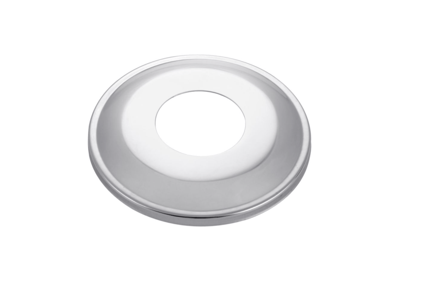 Unbranded Wall Split Flange Cover Plate Shower Bath Sink Tap Chrome 67mm Stainless Steel