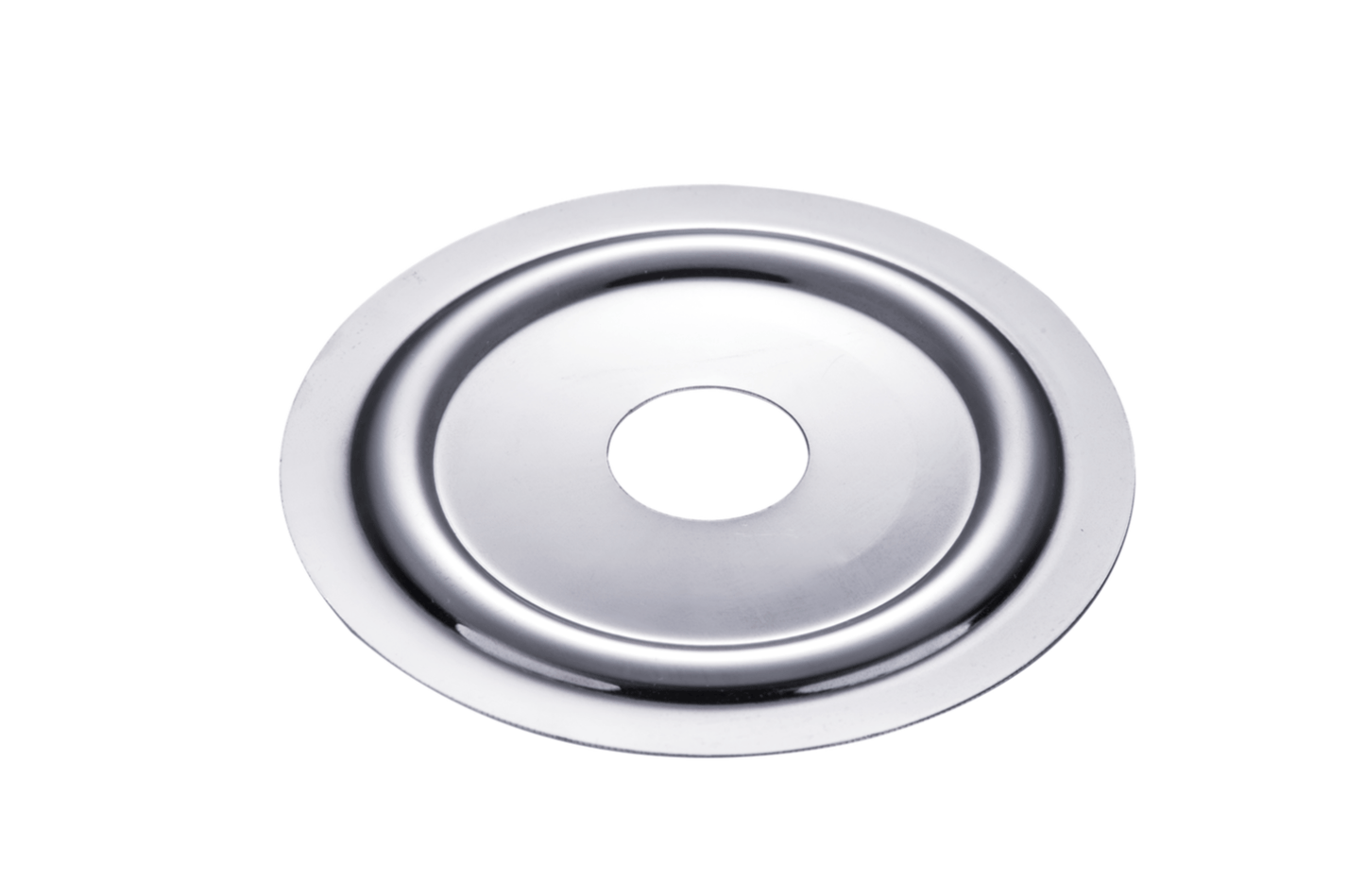 Unbranded Wall Split Flange Cover Plate Shower Bath Sink Tap Chrome 90mm Stainless Steel