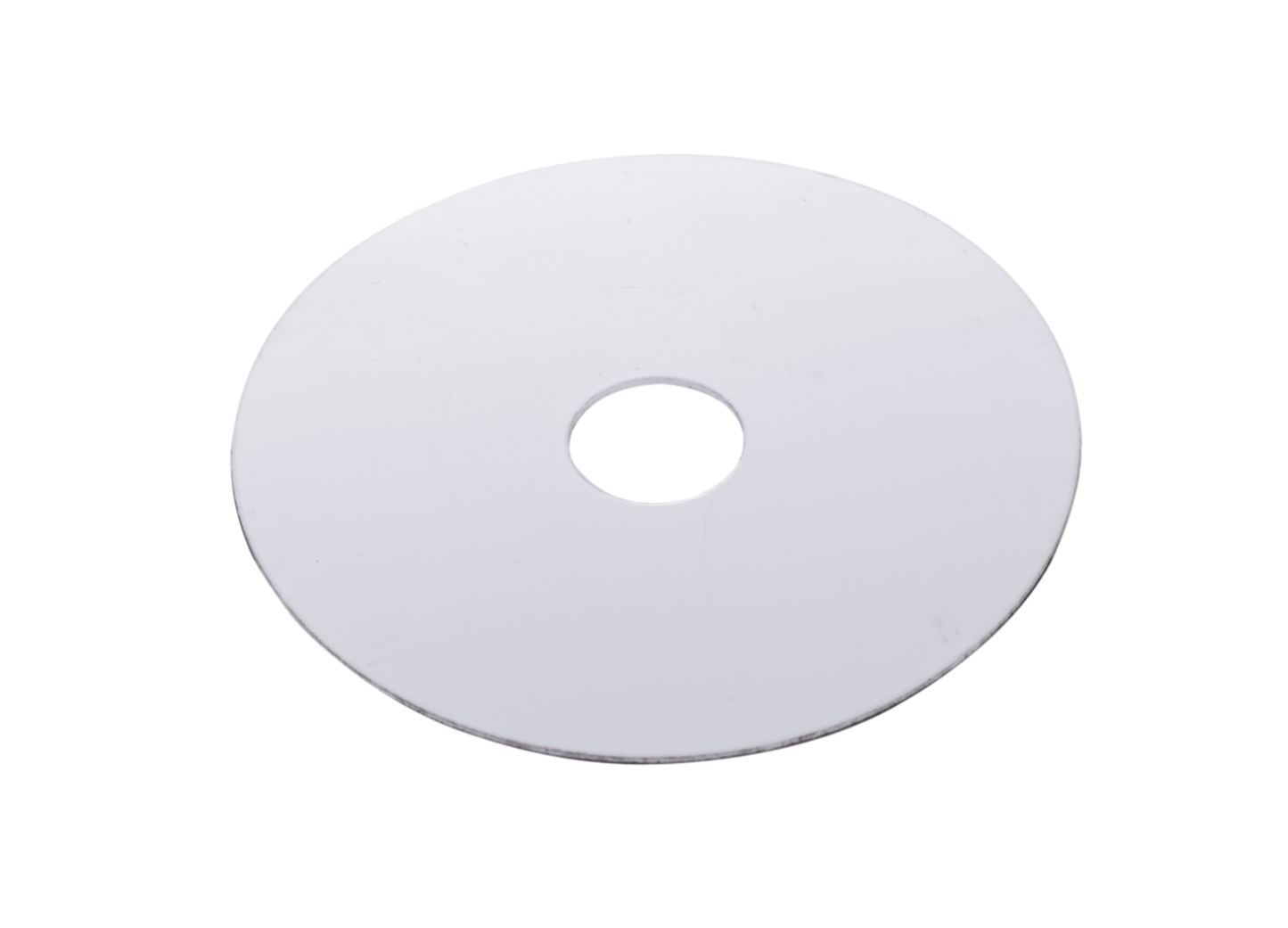 Unbranded White Round Cupboard Cover Plate 70mm Adhesive Sticker