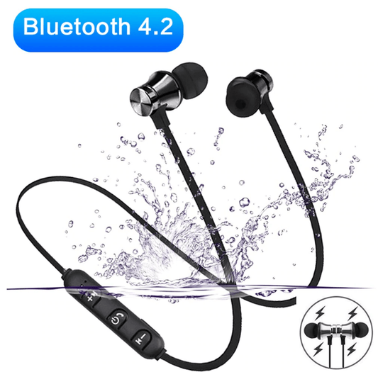 Unbranded Wireless Bluetooth Earphones Earbud Headphones Sport Gym For iPhone Samsung