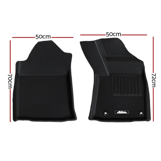 Weisshorn Auto Accessories > Auto Accessories Others > Automotive Decor Weisshorn Car Rubber Floor Mats Compatible For Toyota Hilux Dual Cab 2015-2022