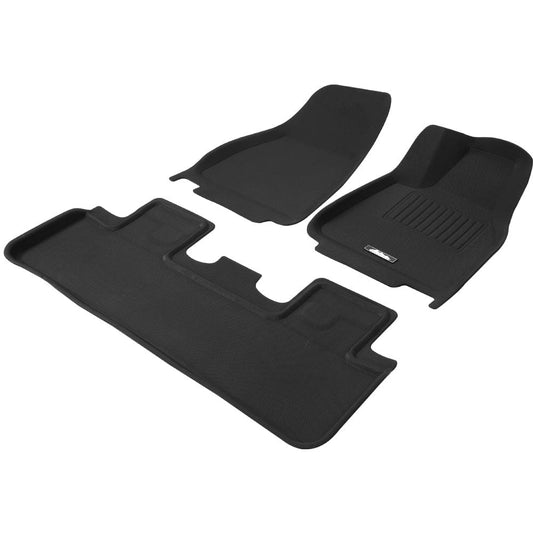 Weisshorn Auto Accessories > Auto Accessories Others > Automotive Decor Weisshorn Tesla Model Y Rubber Mats Carpets Front Rear Set RHD 21-24