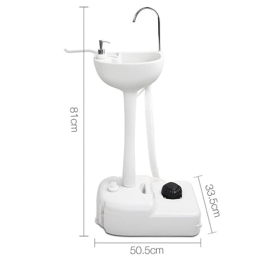 Weisshorn Home & Garden > DIY > Kitchen & Bathroom DIY Weisshorn Camping Basin Portable Hand Wash Sink Stand 19L Capacity