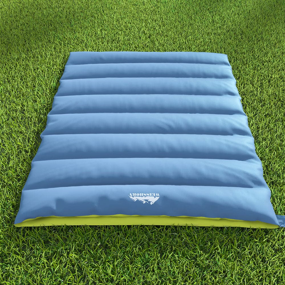 Weisshorn Outdoor Recreation > Camping > Sleeping Bags Weisshorn Sleeping Bag Double Bags Thermal Camping Hiking Tent Grey -5°C