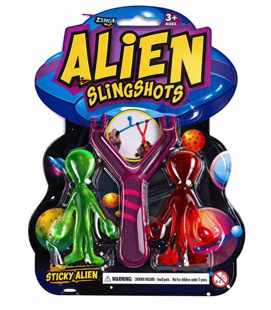 Zozee Toys Baby & Kids > Baby & Kid's Toys > Activity Toys Pink 2Pk Alien Slingshot Toy Sticky Novelty Stretchy Party Favour Fun Slime Squishy