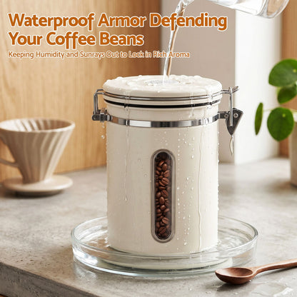 5-Star Chef Appliances > Kitchen Appliances > Coffee Machines & Accessories 5-Star Chef 1.8L Stainless Steel Coffee Bean Storage Container Coffee Canister