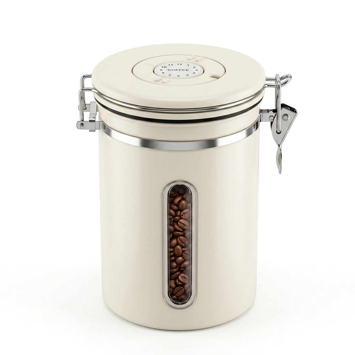 5-Star Chef Appliances > Kitchen Appliances > Coffee Machines & Accessories 5-Star Chef 1.8L Stainless Steel Coffee Bean Storage Container Coffee Canister