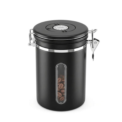 5-Star Chef Appliances > Kitchen Appliances > Coffee Machines & Accessories 5-Star Chef 1.8L Stainless Steel Coffee Bean Storage Container Coffee Canister