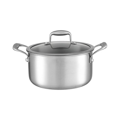 5-Star Chef Appliances > Kitchen Appliances > Kitchen Appliance Accessories 5-Star Chef 4.5L 24cm Stainless Steel Dutch Oven Pot with Lid and Stay-Cool Handle