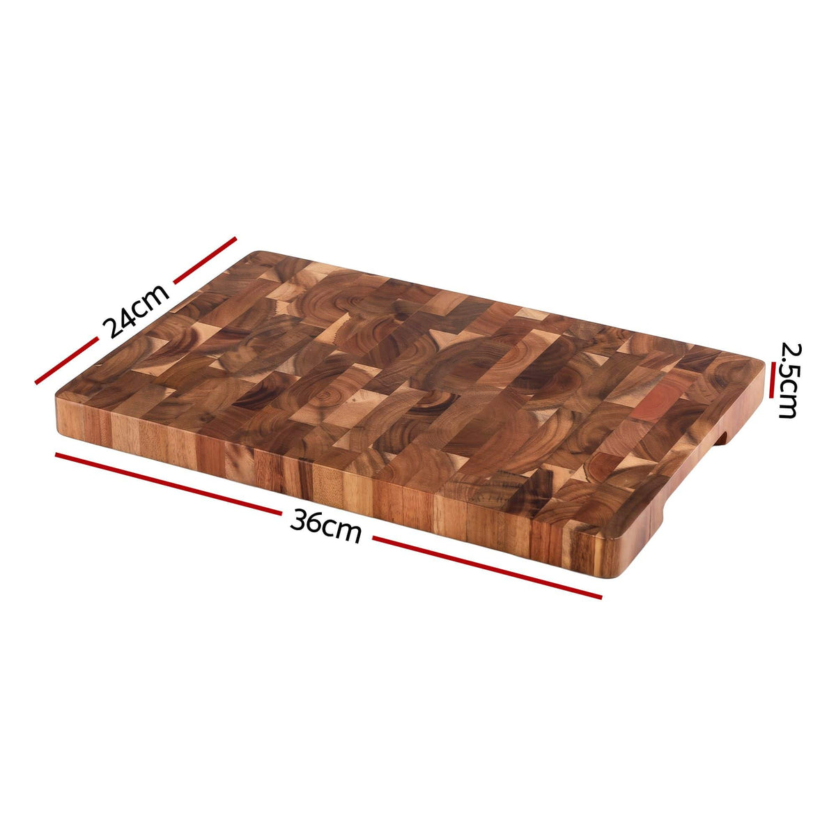 5-Star Chef Home & Garden > Kitchenware > Bakeware & Accessories 5-Star Chef Acacia Wooden Cutting Board End Grain Chopping Board