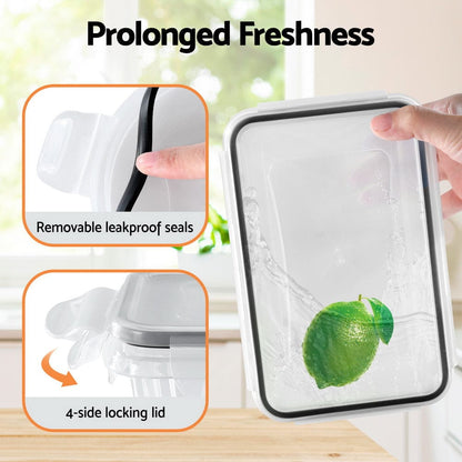 5-Star Chef Home & Garden > Kitchenware > Food Storage 5-Star Chef Cereal Dispenser Food Storage Container 16PCS