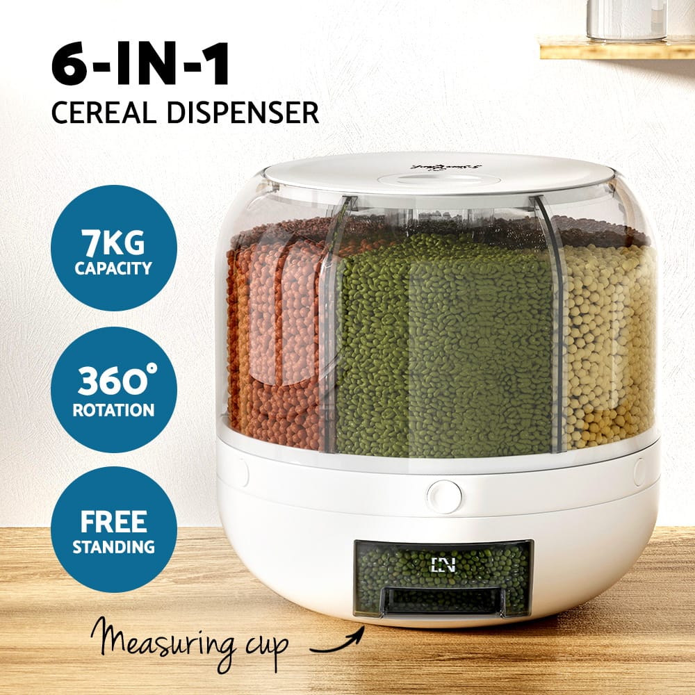 5-Star Chef Home & Garden > Kitchenware > Food Storage 5-Star Chef Cereal Dispenser Grain Container 7KG