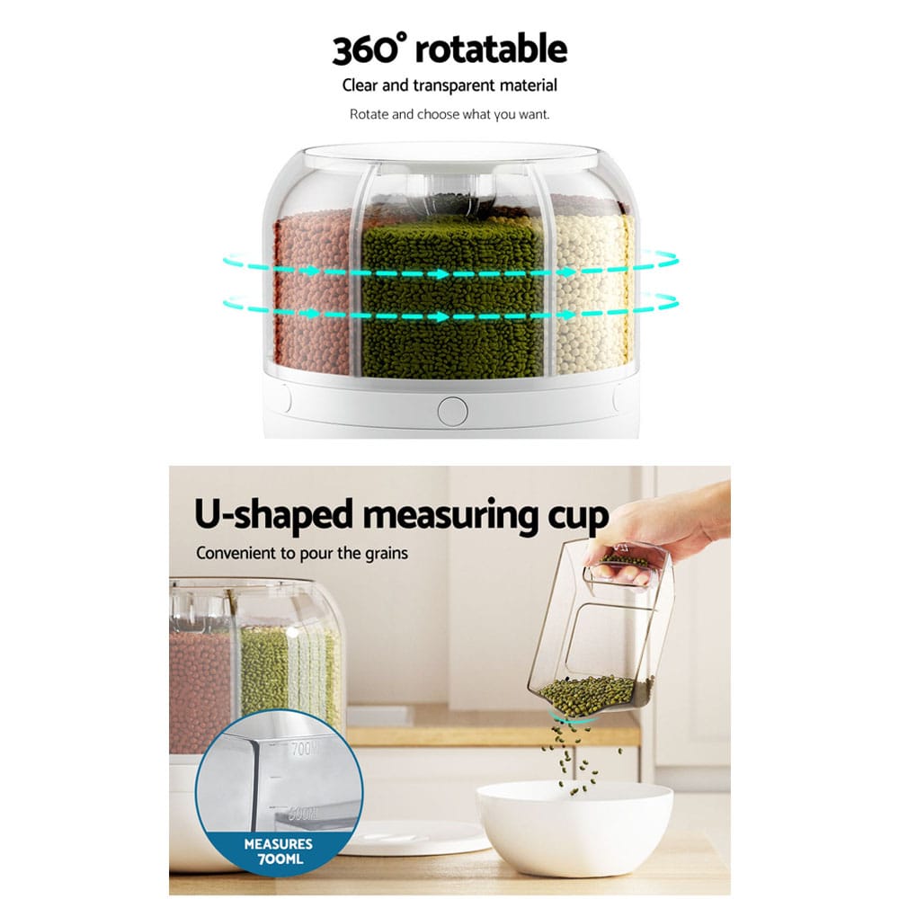 5-Star Chef Home & Garden > Kitchenware > Food Storage 5-Star Chef Cereal Dispenser Grain Container 7KG