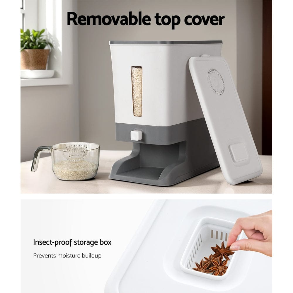 5-Star Chef Home & Garden > Kitchenware > Food Storage 5-Star Chef Cereal Dispenser Rice Container 12KG