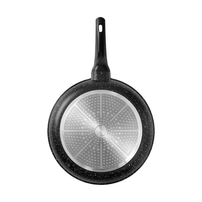 5-Star Chef Home & Garden > Kitchenware > Skillets & Frying Pans 5-Star Chef Non Stick Frying Pan Cast Aluminium Steak Skillet BBQ Cookware 30cm