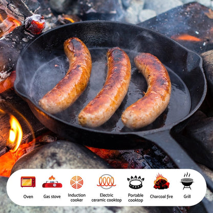 5-Star Chef Home & Garden > Kitchenware > Skillets & Frying Pans 5-star chef Non Stick Frying Pan Cast Iron 3PCS