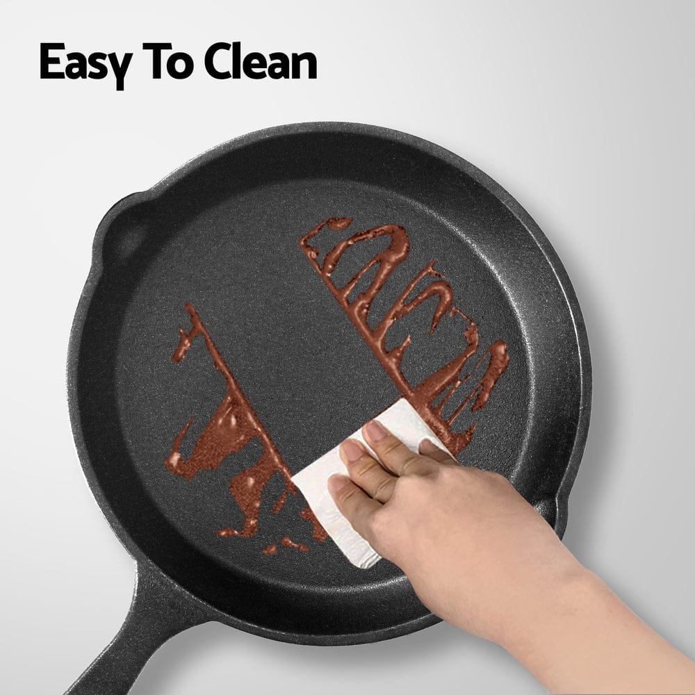 5-Star Chef Home & Garden > Kitchenware > Skillets & Frying Pans 5-star chef Non Stick Frying Pan Cast Iron 3PCS