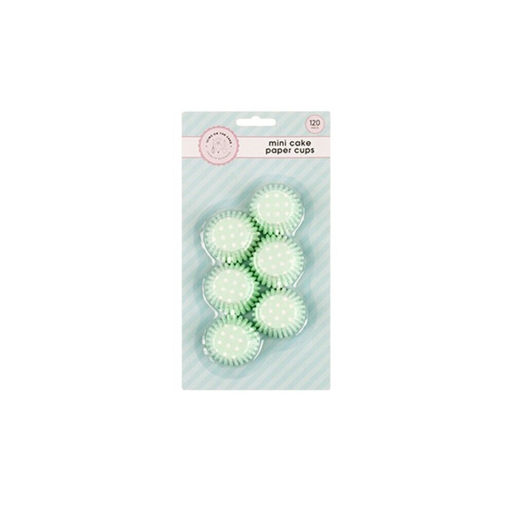 120Pk Mini Cupcake Patty Pans Muffin Cases Cake Boards Liners Boxes Baking Cups