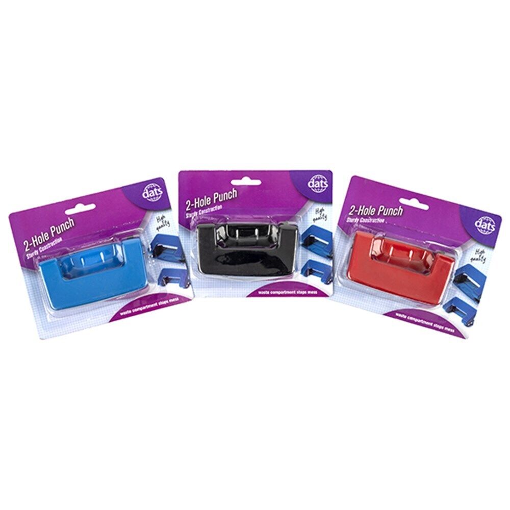 2 Hole Round Punch Paper File Sturdy Puncher Stationery School Office Supplies