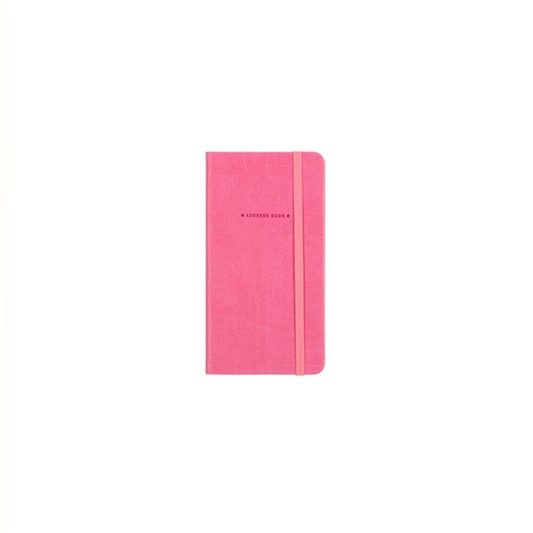 Slim Cover Address Book with Elastic A-Z Phone E-mail Web Office Telephone