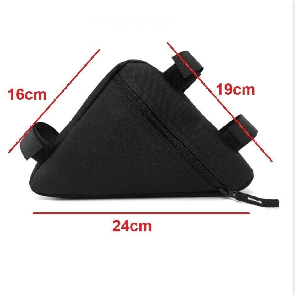Sporting Accessories Bike Cycling Triangle Bag Front Frame Bicycle Black Pouch
