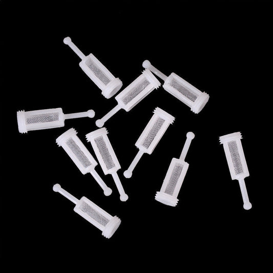 10Pcs/Pack Gravity Feed Spray Gun Pot Paint Filters Mesh 36mm x 11mm Tool LTAU