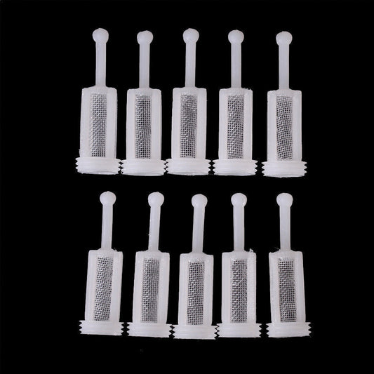 10Pcs/Pack Gravity Feed Spray Gun Pot Paint Filters Mesh 36mm x 11mm Tool LTAU