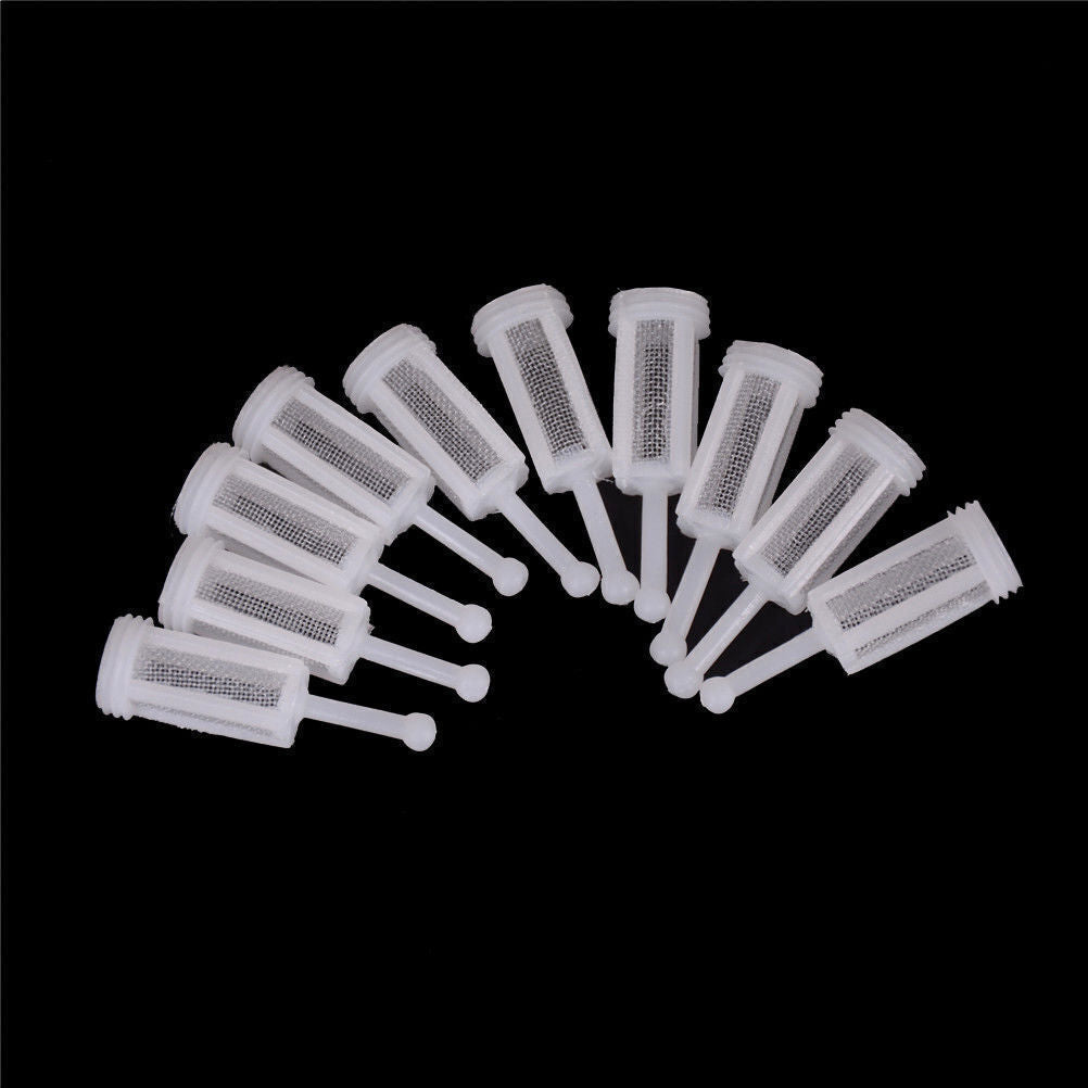 10Pcs/Pack Gravity Feed Spray Gun Pot Paint Filters Mesh 36mm x 11mm Tool LTAU
