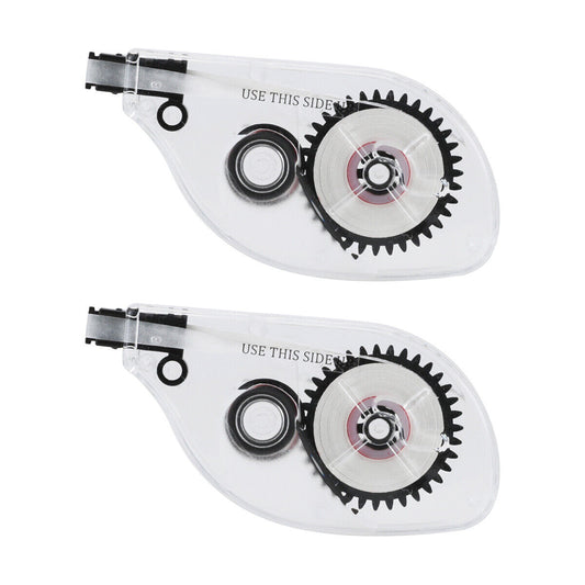 Correction Tape 2PK Roller White Out Stationery Student Office School Easy Use
