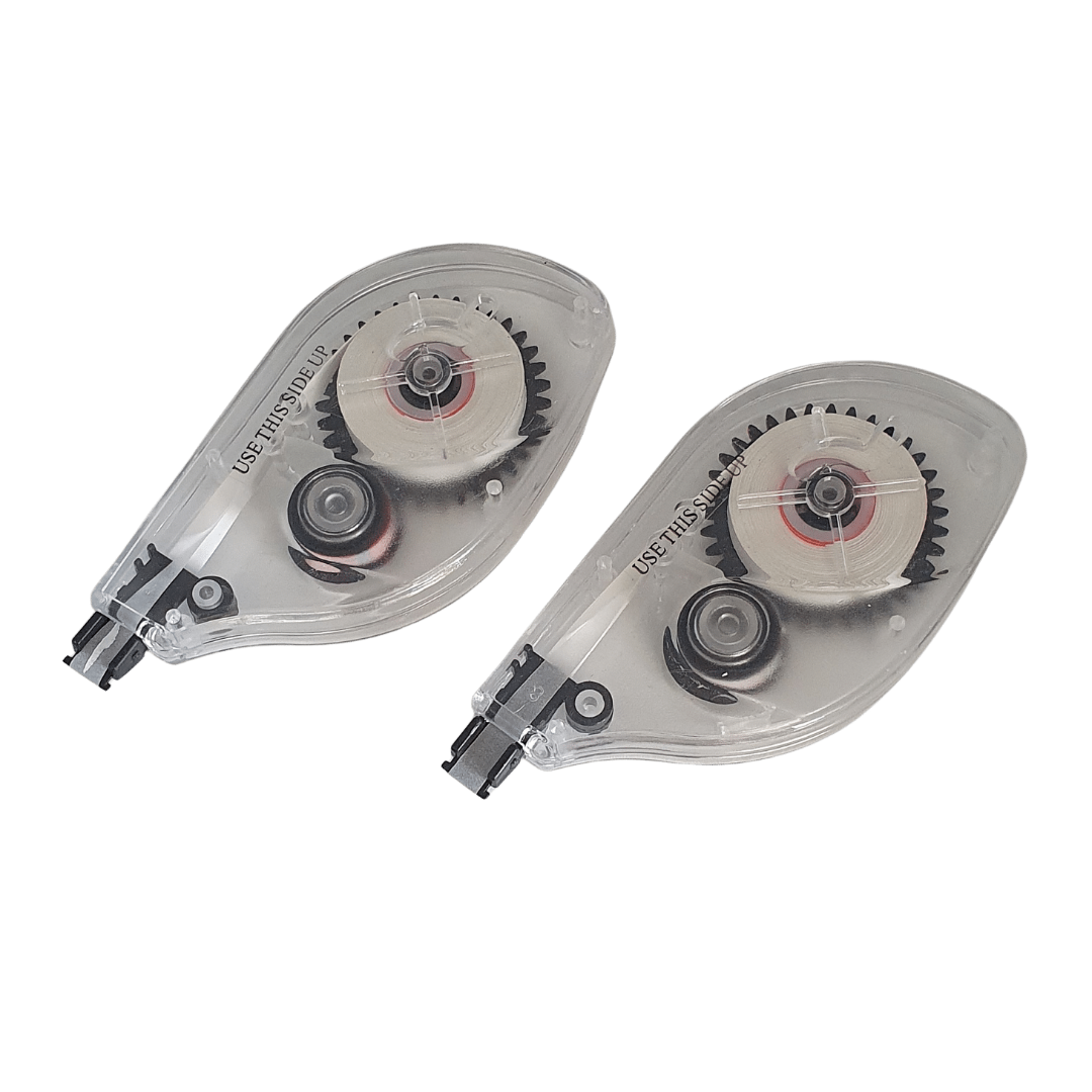 Correction Tape 2PK Roller White Out Stationery Student Office School Easy Use
