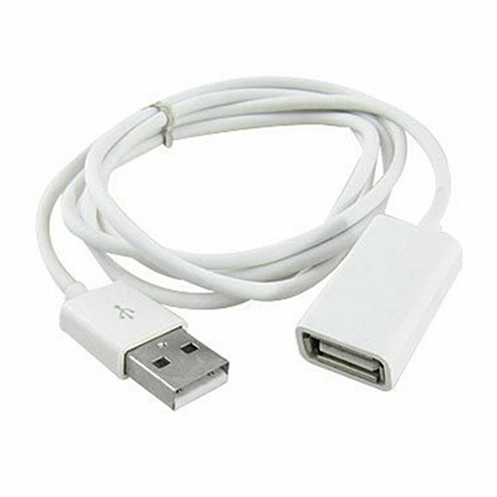 USB Extension Data Cable 2.0 A Male to A Female Long Cord for MacBook & Computer