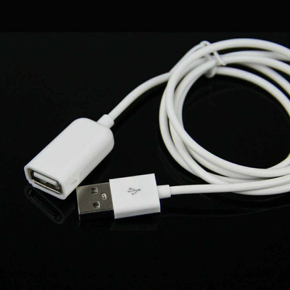 USB Extension Data Cable 2.0 A Male to A Female Long Cord for MacBook & Computer