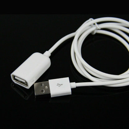USB Extension Data Cable 2.0 A Male to A Female Long Cord for MacBook & Computer