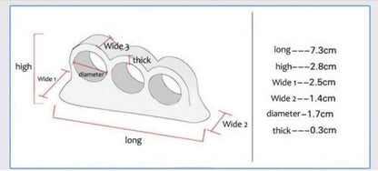 Soft Claw Hammer Foot Toe Gel Pads Separators Crest Straightener Stretcher