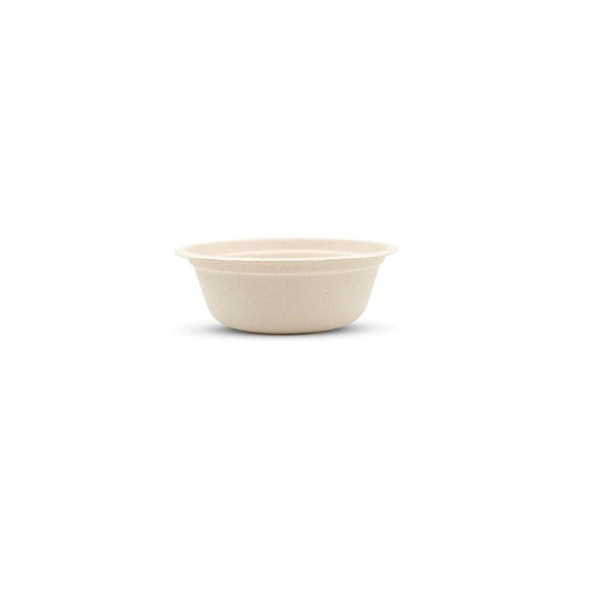 30 Eco Disposable Catering 16.5cm Round Degradable Paper Party BBQ Dinner Bowl