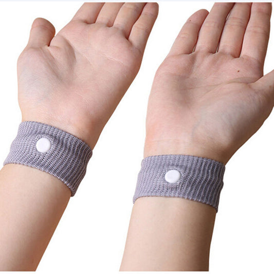 2X Anti Nausea Travel Sickness Band Motion Sea Plane Car Sick Wristband