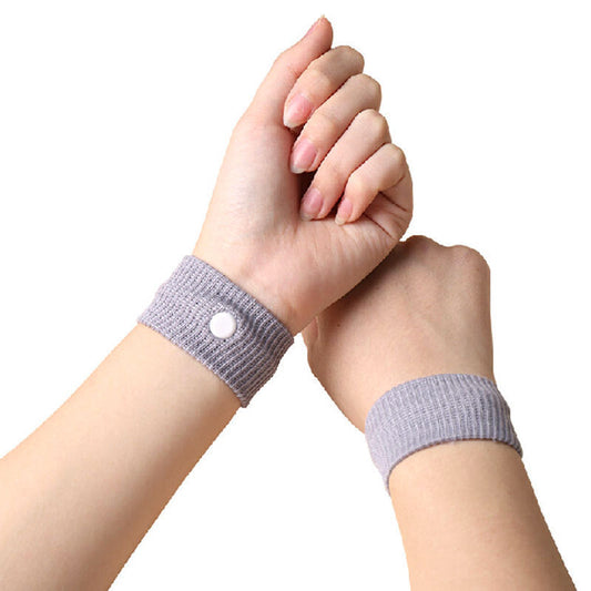 2X Anti Nausea Travel Sickness Band Motion Sea Plane Car Sick Wristband