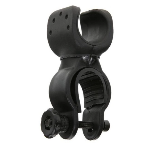 Bike Bicycle Flashlight Mount Holder Clip Rotate 360 degree Head LED Light Torch