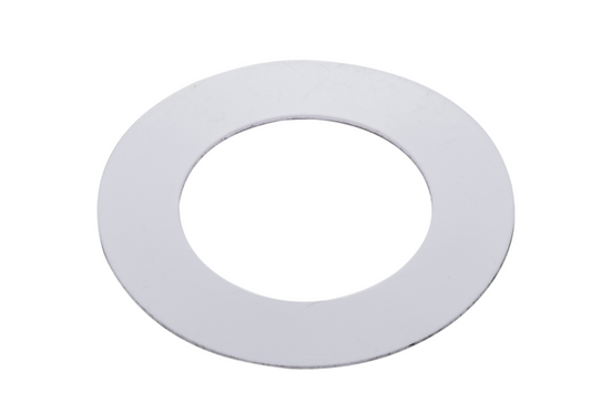 White Round Cupboard Cover Plate 70mm Adhesive Sticker
