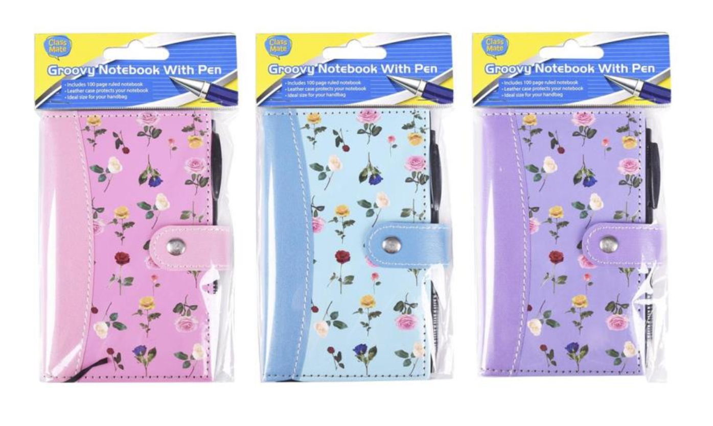 Leather Notebook Binder Budget Planner Organizer Cover Pockets Sheets With Pen