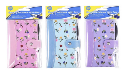 Leather Notebook Binder Budget Planner Organizer Cover Pockets Sheets With Pen