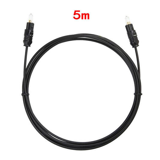 5M Digital Optical Fiber Audio Toslink Optic Cable Cord For TV DVD CD