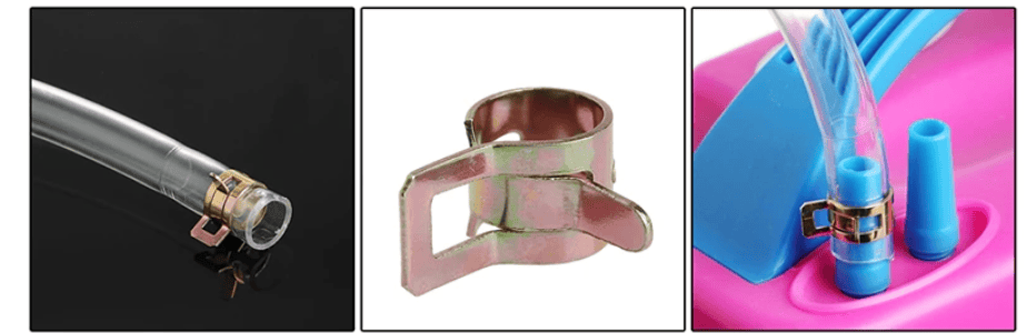 10x 12mm Spring Clip Fuel Line Hose Water Pipe Air Tube Clamps Fastener